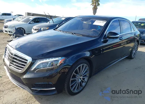 2015 Mercedes-Benz S 550 из США, поврежденный, VIN WDDUG8CB9FA132062